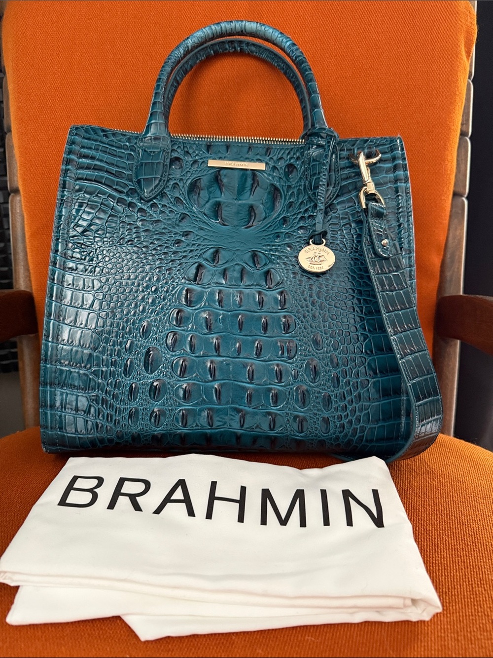 Brahmin Caroline in blue/teal
